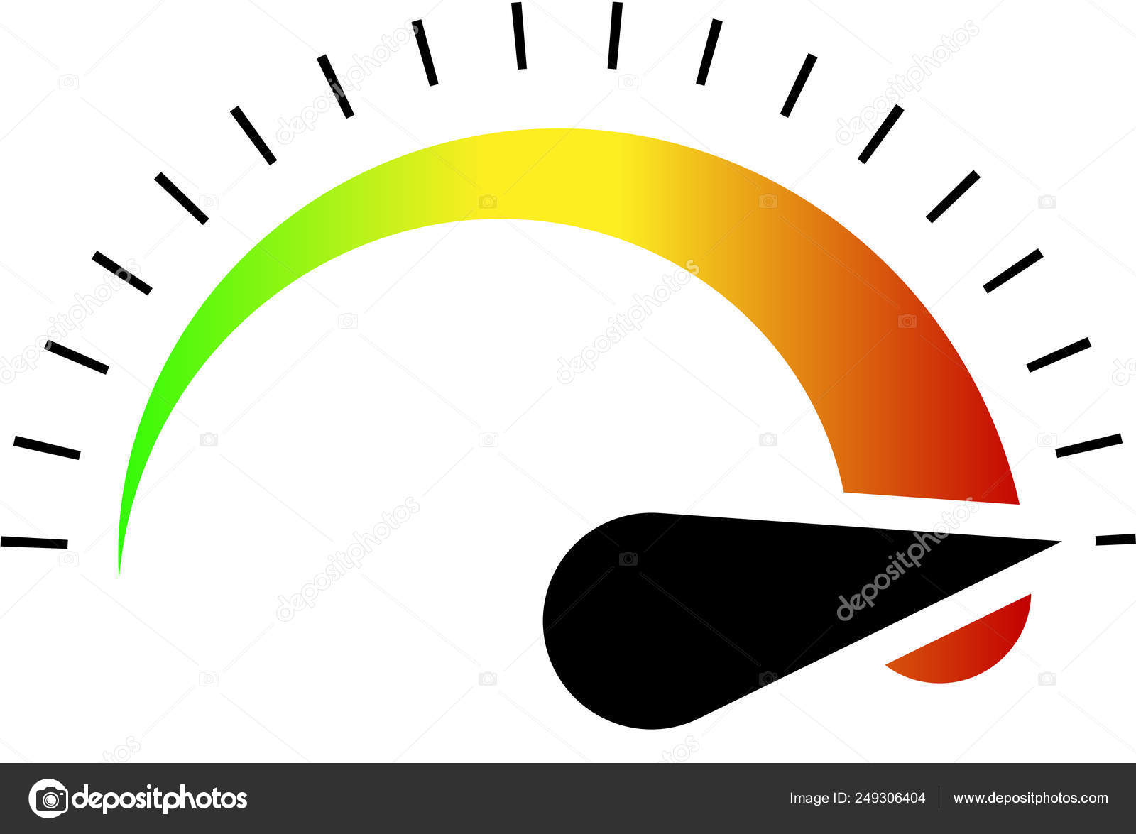 Illustration of speedometer ⬇ Vector Image by © Blue_daemon Vector