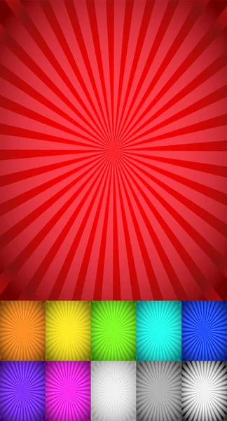 Dikey olarak uzun geçiş sunburst arka plan ayarlamak