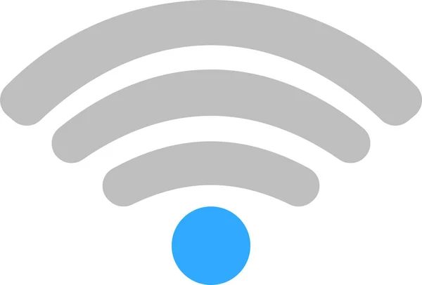 Icona Round Signal dello stato delle onde radio — Vettoriale Stock