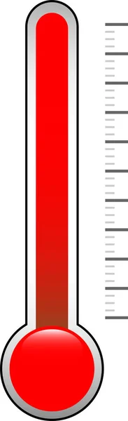 Illustration du thermomètre — Image vectorielle