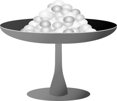 Tek renkli geçiş tatlı pirinç kraker Hinamatsuri için