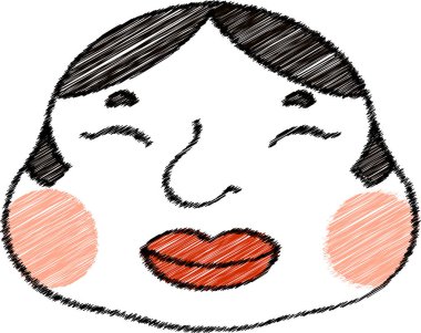 Şirin el yazısı Japon zenginlik tanrısı