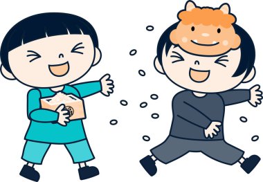 Japon çocuk atma soya fasulyesi kurutulmuş