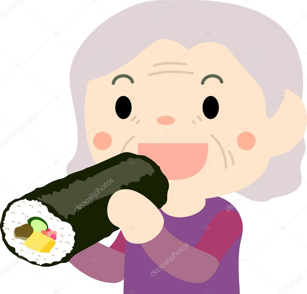 This Is An Illustration Of A Person Eating Sushi Roll Called Eho Roll Premium Vector In Adobe Illustrator Ai Ai Format Encapsulated Postscript Eps Eps Format This Is An Illustration Of A Person Eating Sushi Roll Called Eho Roll Premium Vector In Adobe Illustrator Ai Ai Format Encapsulated Postscript Eps Eps Format