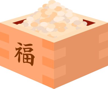 Japon Setsubun soys kutusunu ölçme içine gitti