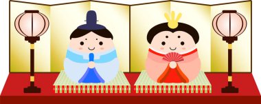 Güzel Japon Hina bebek