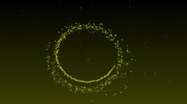  Birçok kez dönen ve TN rengini parıldatan parçacıklar 