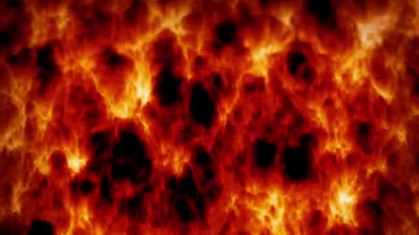Hot Magma Arkaplanının Bir Videosu — Stok video