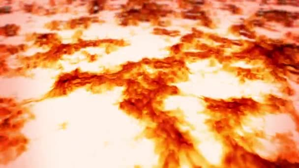 Dies Ist Ein Video Von Magma Das Matschig Fließt — Stockvideo