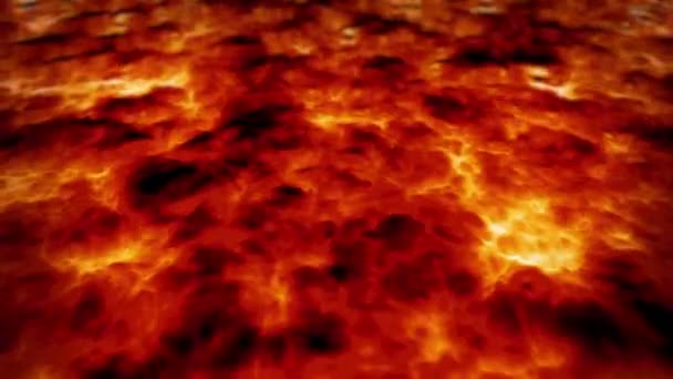Dies Ist Ein Video Von Magma Das Matschig Fließt — Stockvideo