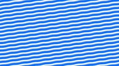 Bu mavi arkaplan üzerinde basit bir beyaz dalgalı çizgi döngüsü için bir hareket videosu 