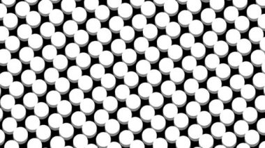 Bu siyah arkaplan üzerinde hareket eden basit bir polka nokta çizgisinin videosu. 