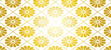 Bu Japon tarzı kasımpatı arkaplan malzemesinin bir çizimi.