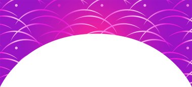 Bu, Japon tarzı tepelerin ve alan desenli arka plan materyallerinin bir çizimi. 