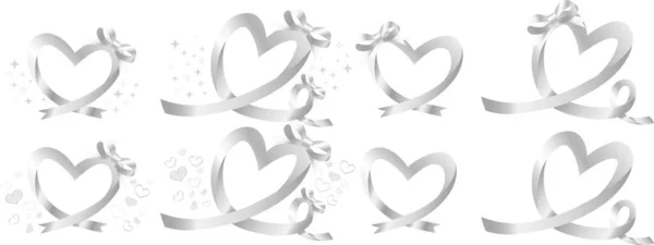 Αυτή Είναι Μια Απεικόνιση Του Σχήματος Καρδιάς Κορνίζα Πλαίσιο — Διανυσματικό Αρχείο