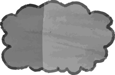 Bu, tek renkli suluboya desenli yatay dairesel çerçevenin çizimi. 