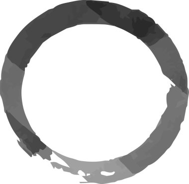 Bu, fırçayla çizilmiş Siyah Suluboya yüzüğünün bir çizimi. 