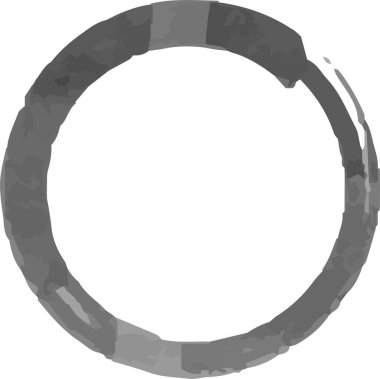 Bu, fırçayla çizilmiş Siyah Suluboya yüzüğünün bir çizimi. 