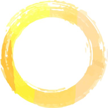 Bu, fırçayla çizilmiş Altın Suluboya yüzüğünün bir çizimi. 