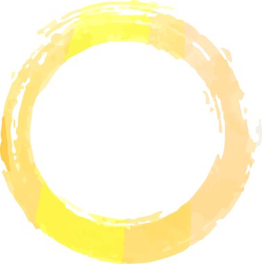 Bu, fırçayla çizilmiş Altın Suluboya yüzüğünün bir çizimi. 