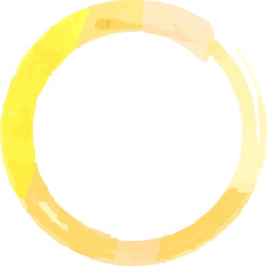 Bu, fırçayla çizilmiş Altın Suluboya yüzüğünün bir çizimi. 