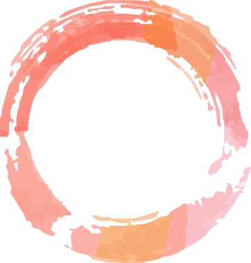 Bu, fırçayla çizilmiş Sıcak Suluboya yüzüğünün bir çizimi.