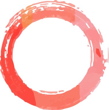 Bu, fırçayla çizilmiş Sıcak Suluboya yüzüğünün bir çizimi.