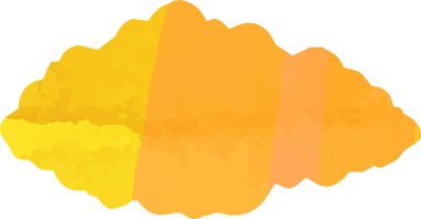 Bu, Japon altın suluboya bulutlarının bir çizimi. 