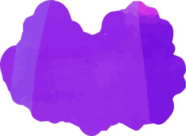 Bu Mor Suluboya Japon bulutunun bir çizimi.