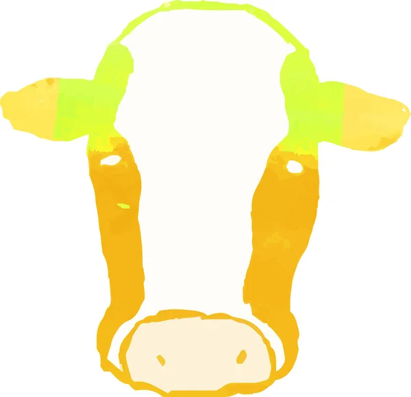 Esta Uma Ilustração Ilustração Vaca Leiteira Realista Desenhada Mão —  Vetores de Stock
