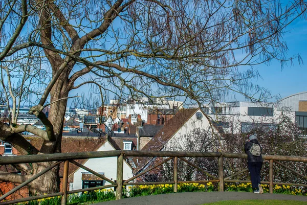 Blick von der Spitze der Burg Guildford — Stockfoto