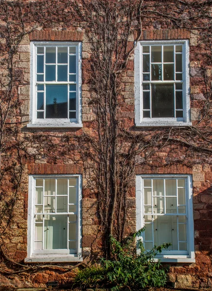 Duvar yüzeyleri ve eski Ho pencerelerin tasarımı için arka plan