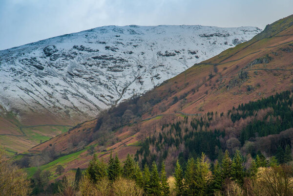 Beautiful mountains in the area Lake District.