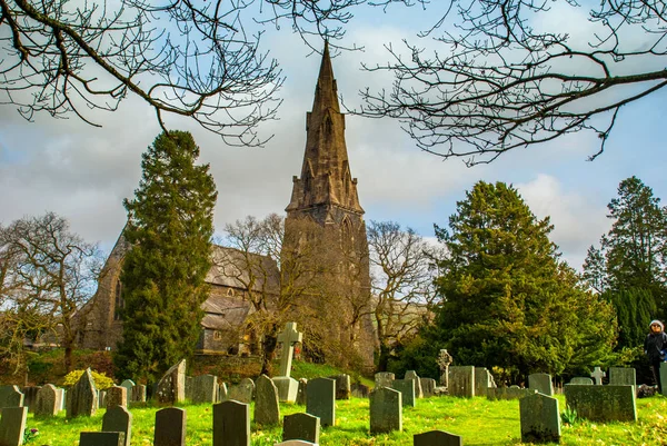 Tombstones at the Old Cemetery. — Stock Photo, Image