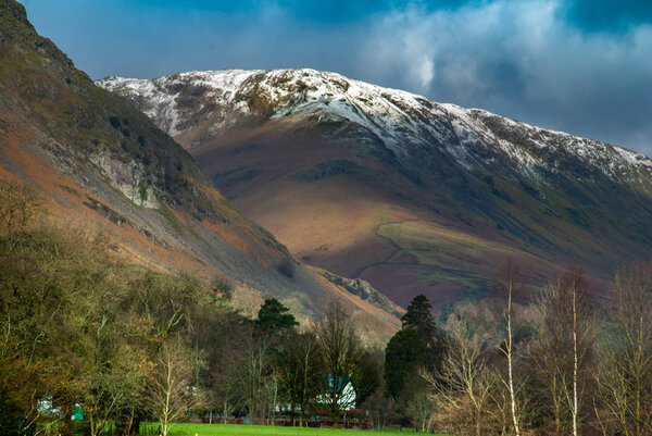 Beautiful mountains in the area Lake District.
