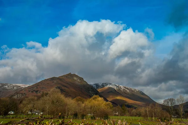 Belas montanhas na área Lake District . — Fotografia de Stock