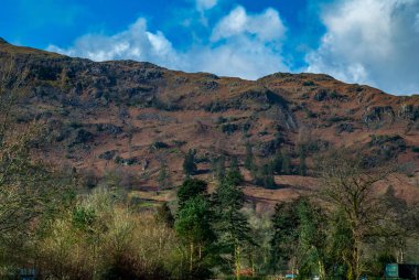 Bölgedeki güzel dağlar Lake District.