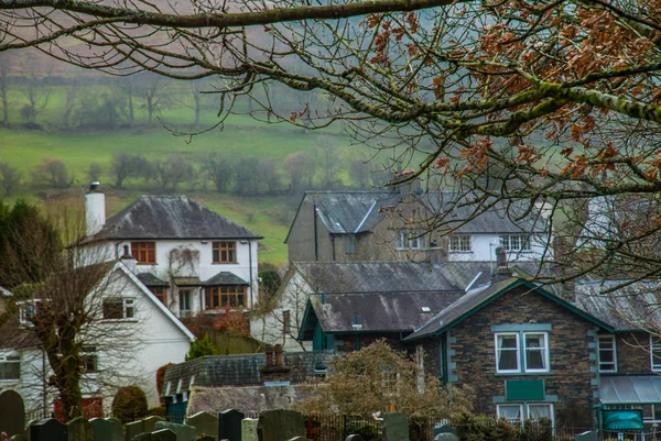 Dorp in Lake District. — Stockfoto