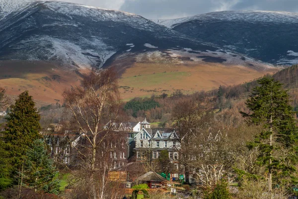 Een klein dorpje in het Lake District gebied. — Stockfoto