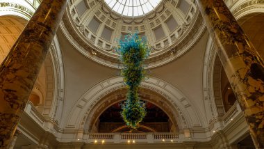 Albert ve Victoria Müzesi'nin iç mekanı.