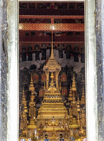 Bangkok Thaiföld Június 2020 Smaragd Buddha Templomban Wat Phra Sri — Stock Fotó