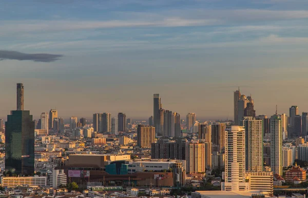 Bangkok Tailandia Junio 2020 Vista Ciudad Bangkok Antes Que Salga — Foto de Stock