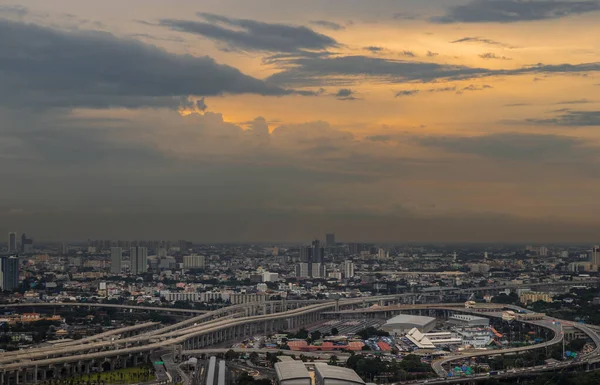 Bangkok Tajlandia Lip 2020 Widok Lotu Ptaka Dworzec Centralny Bang — Zdjęcie stockowe