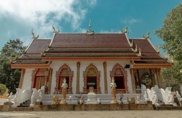 Tempel Phra Doi Tung Wat Phra Doi Tung Buddhistisches Kloster — Stockfoto