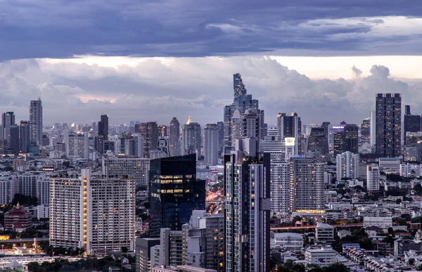 Bangkok Tailandia Septiembre 2020 Paisaje Urbano Del Centro Bangkok Con — Foto de Stock