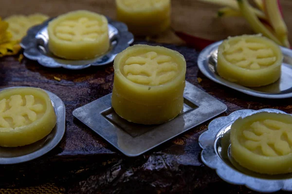 Блюдо Вкусный Тайский Традиционный Десерт Называется Туа Кван Mung Bean — стоковое фото