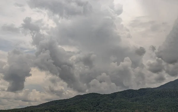 Dia Céu Beleza Montanha Fundo Espaço Cópia Sem Foco Especificamente — Fotografia de Stock