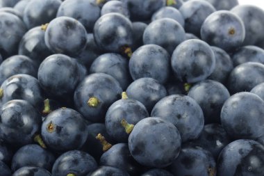 Üzüm arka plan, taze çilek.