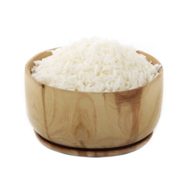 Ahşap kase öğütülmüş Hindistan cevizi