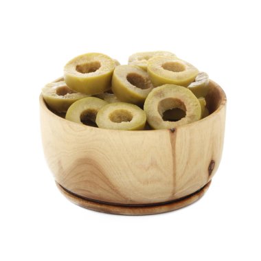 Beyaz üzerinde izole zeytin closeup 